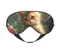 Masque de sommeil, masque de sommeil pour les yeux de chaton, masque de sommeil pour homme et femme, masque occultant pour voyage/sommeil