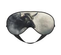 Masque de sommeil, masque de sommeil taureau mystique dans le brouillard, masque de sommeil pour femmes et hommes, couvre-yeux occultant pour voyage/sommeil