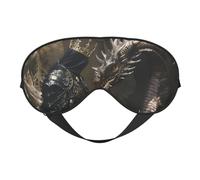 Masque de sommeil, masque médiéval de chevalier et œil de dragon pour le sommeil, masques de sommeil pour femmes et hommes, couvre-yeux occultants pour voyage/sommeil