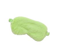 Masque de sommeil, masque pour les yeux bandés pour le sommeil doux en peluche masque pour les yeux mignon amour nuage masque en peluche cache yeux sieste santé couverture des yeux (vert)