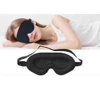 Masque de sommeil, masque pour les yeux profilé 3D bloquant la lumière, bandeau de nuit sans pression pour femmes et hommes, sangle réglable, couverture oculaire douce et respirante