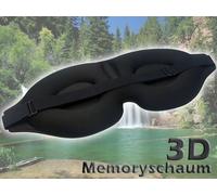 Masque de sommeil - Masque pour les yeux unisexe - 100% opaque - Mousse à mémoire 3D