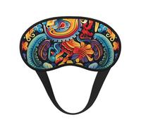Masque de sommeil mexicain pour dormir sur le côté, masque de sommeil occultant pour homme et femme, masque de sommeil sans pression, doux, respirant, confortable pour dormir la nuit