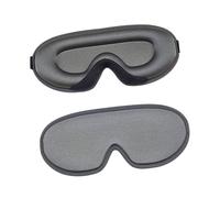 Masque de Sommeil, Mousse à Mémoire de Masque pour les Yeux Améliorée, Sommeil 3D Oculaire, ajusté et Confortable avec une Sangle Réglable, Respirante et Douce pour Dormir, Yoga, Voyager (GREY)