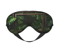 Masque de sommeil mural encadré - Masque de sommeil double face pour homme et femme - Occultant pour dormir et voyager