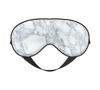 Masque de sommeil noir texturé en marbre bloquant la lumière pour les yeux de nuit Cadeau essentiel pour homme et femme