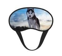 Masque de sommeil occultant à imprimé chiens - Masque contour des yeux, parfait pour les voyages, la méditation et une utilisation nocturne