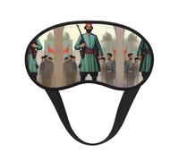 Masque de sommeil occultant à imprimé courage de Martyr's - Bloque la lumière, confortable, idéal pour les voyages, le camping, la méditation et le yoga