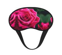 Masque de sommeil occultant à imprimé de roses - Couverture des yeux pour les personnes dormant sur le côté, doux et confortable, parfait pour les voyages, la méditation