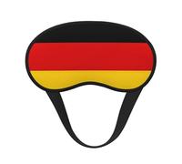 Masque de sommeil occultant à imprimé drapeau de l'Allemagne - Couverture pour les yeux pour dormeurs latéraux, doux et confortable, parfait pour les voyages, la méditation