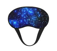 Masque de sommeil occultant à imprimé étoiles galaxie - Couverture pour les yeux pour dormeur latéral, doux et confortable, parfait pour les voyages, la méditation