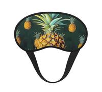 Masque de sommeil occultant à imprimé fruits tropicaux ananas pour homme et femme, masque pour les yeux zéro pression oculaire pour les voyages et tout le sommeil