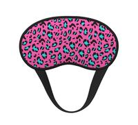 Masque de sommeil occultant à imprimé léopard mignon - Couverture des yeux pour dormeur latéral, doux et confortable, parfait pour les voyages, la méditation