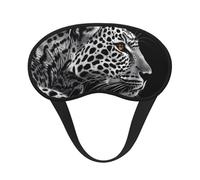 Masque de sommeil occultant à imprimé léopard pour homme et femme, masque pour les yeux zéro pression oculaire pour les voyages et le sommeil tout autour