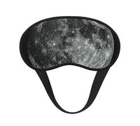 Masque de sommeil occultant à imprimé lune pour homme et femme, masque pour les yeux zéro pression oculaire pour les voyages et le sommeil tout autour