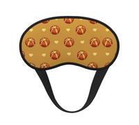 Masque de sommeil occultant à imprimé pain beurré - Couvre-yeux confortable pour homme et femme, parfait pour dormir, méditation, voyage