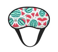 Masque de sommeil occultant à imprimé pastèque fruits - Couverture des yeux pour dormeur sur le côté, doux et confortable, parfait pour les voyages, la méditation