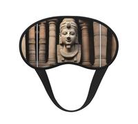 Masque de sommeil occultant à imprimé reliques anciennes - Masque contour des yeux, parfait pour les voyages, la méditation et une utilisation nocturne