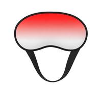 Masque de sommeil occultant à imprimé rouge et blanc, masque pour les yeux bloquant la lumière pour dormir, voyage, camping, travail de nuit