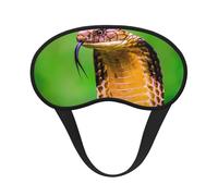 Masque de sommeil occultant à imprimé serpent Cobra - Masque contour des yeux, parfait pour les voyages, la méditation et une utilisation nocturne
