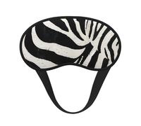 Masque de sommeil occultant à imprimé zèbre pour homme et femme, masque pour les yeux zéro pression oculaire pour les voyages et le sommeil tout autour