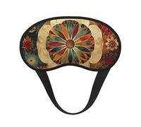 Masque de sommeil occultant à motif médaillon ancien pour homme et femme, masque pour les yeux zéro pression oculaire pour les voyages et tout le sommeil