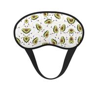 Masque de sommeil occultant amusant avec imprimé avocats - Couverture des yeux pour dormeur latéral, doux et confortable, parfait pour les voyages, la méditation