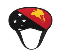 Masque de sommeil occultant avec drapeau de la Papouasie-Nouvelle-Guinée - Doux et respirant - Pour voyage, yoga, méditation, camping