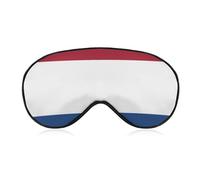 Masque de sommeil occultant avec drapeau des Pays-Bas, confortable et respirant, sans pression, idéal pour les voyages.
