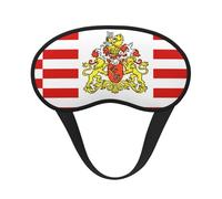 Masque de sommeil occultant avec drapeau du Sénat de Brême - Doux et respirant - Pour voyage, yoga, méditation, camping