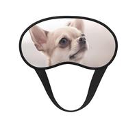 Masque de sommeil occultant avec imprimé chihuahua mignon - Masque contour des yeux, parfait pour les voyages, la méditation et une utilisation de nuit