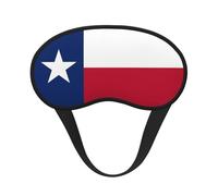 Masque de sommeil occultant avec imprimé drapeau du Texas - Bloque la lumière, confortable, idéal pour les voyages, le camping, la méditation et le yoga