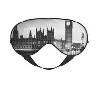 Masque de sommeil occultant avec sangle réglable pour les yeux, pour le coucher et les voyages Motif Londres