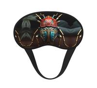 Masque de sommeil occultant coloré avec bande élastique, idéal pour les voyages, le bureau et le travail posté.