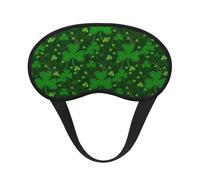 Masque de sommeil occultant confortable pour la Saint-Patrick, idéal pour le voyage, le yoga, couverture douce des yeux