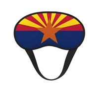 Masque de sommeil occultant doux et respirant avec drapeau de l'Arizona pour voyage, yoga, méditation, camping