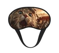 Masque de sommeil occultant doux et respirant pour voyage, yoga, méditation, camping