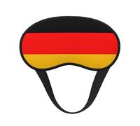 Masque de sommeil occultant drapeau de l'Allemagne avec bande élastique, s'adapte à toutes les formes de tête, idéal pour les voyages, le bureau et le travail de nuit