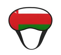 Masque de sommeil occultant drapeau d'Oman, polyester doux, anti-lumière, élégant, convient pour les hommes et les femmes, pour le travail quotidien et les voyages en plein air.