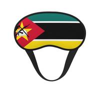 Masque de sommeil occultant drapeau du Mozambique, polyester doux, anti-lumière, élégant, convient pour les hommes et les femmes, pour le travail quotidien et les voyages en plein air.