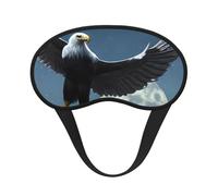 Masque de sommeil occultant Eagle Under The Stars, polyester doux, anti-lumière, élégant, convient pour les hommes et les femmes, pour le travail quotidien et les voyages en plein air.