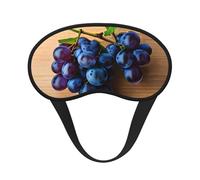 Masque de sommeil occultant en forme de tasse avec imprimé raisin pour les personnes dormant sur le côté, pour homme et femme