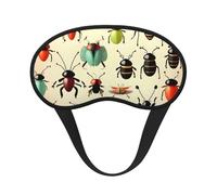 Masque de sommeil occultant en polyester doux, anti-lumière, élégant, convient pour les hommes et les femmes, pour le travail quotidien et les voyages en plein air.