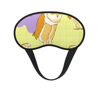 Masque de sommeil occultant en polyester doux, anti-lumière, élégant, convient pour les hommes et les femmes, pour le travail quotidien et les voyages en plein air.