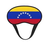 Masque de sommeil occultant imprimé drapeau du Venezuela - Couverture des yeux pour dormeur latéral, doux et confortable, parfait pour les voyages, la méditation