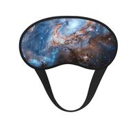 Masque de sommeil occultant imprimé galaxie univers pour homme et femme, masque pour les yeux zéro pression oculaire pour les voyages et tout autour du sommeil