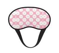 Masque de sommeil occultant motif camélia avec bande élastique qui s'adapte à toutes les formes de tête, idéal pour les voyages, le bureau et le travail de nuit
