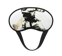 Masque de sommeil occultant pour homme et femme avec impression d'art de karaté, masque pour les yeux zéro pression oculaire pour les voyages et le sommeil tout autour