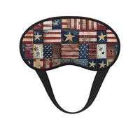 Masque de sommeil occultant pour homme et femme, motif drapeau des États-Unis, pour les voyages et le sommeil