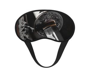 Masque de sommeil occultant pour homme et femme - Motif épée de samouraï du Japon - Zéro pression oculaire - Pour les voyages et le sommeil